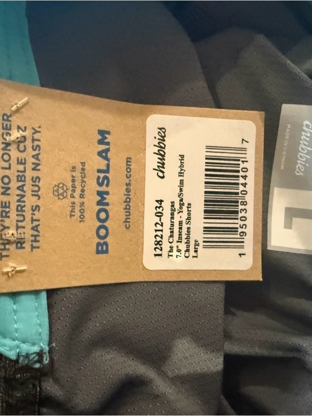 Chubbies The Chaturangas 7” Yoga/Swim Hybrid Short - Picture 2 of 3
